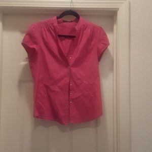 Hot pink business shirt